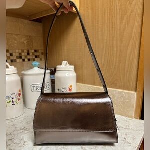 Vera Wang Flap Shoulder Bag, NWT Vegan Leather